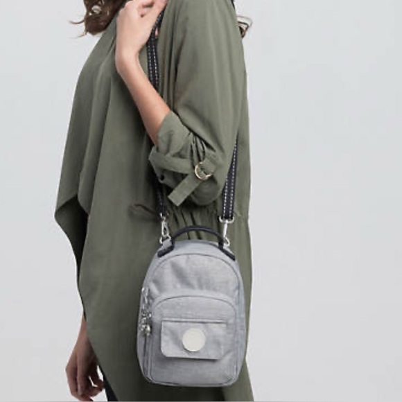 Green Kipling Alber 3-in-1 Convertible Mini Bag Backpack - Picture 3 of 10